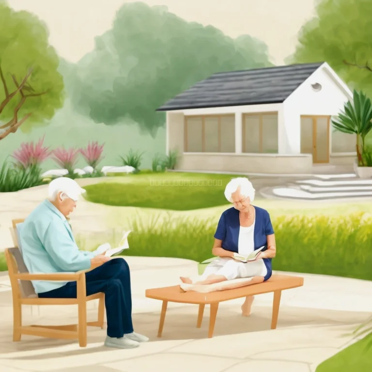 Participants seniors en séance de yoga en plein air