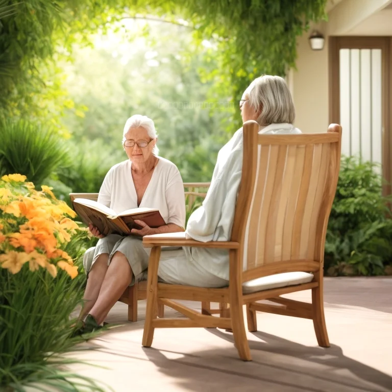 Jardin paisible pour la détente